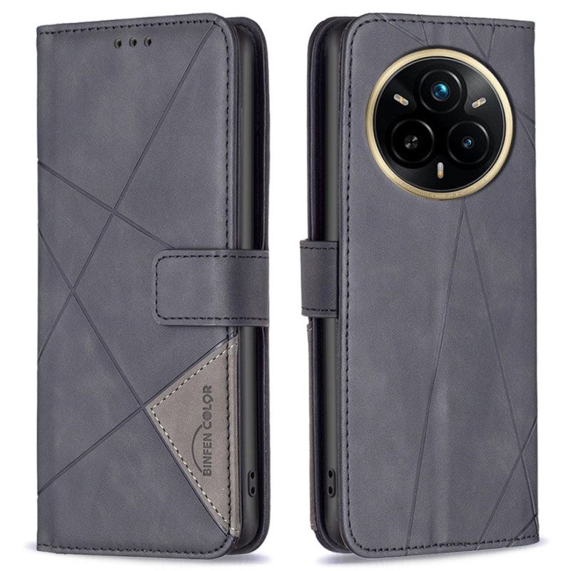 Folio-hoesje Realme 14 Pro 5g Telefoonhoesje Binfen Color Geometrisch Patroon