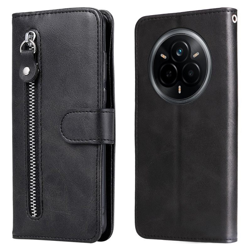 Folio-hoesje Realme 14 Pro 5g Telefoonhoesje Ritsvak Aan De Voorkant