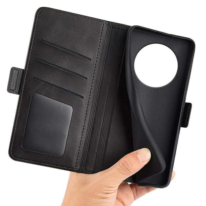 Leren Hoesje Realme 14 Pro 5g Dubbele Sluiting