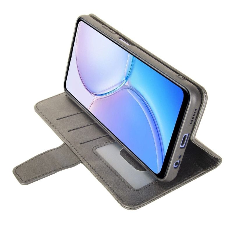 Leren Hoesje Voor Realme 14 Pro 5g Idewei-lijnen