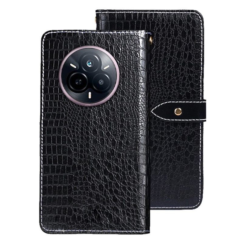 Leren Hoesje Voor Realme 14 Pro 5g Krokodillenstijl Idewei