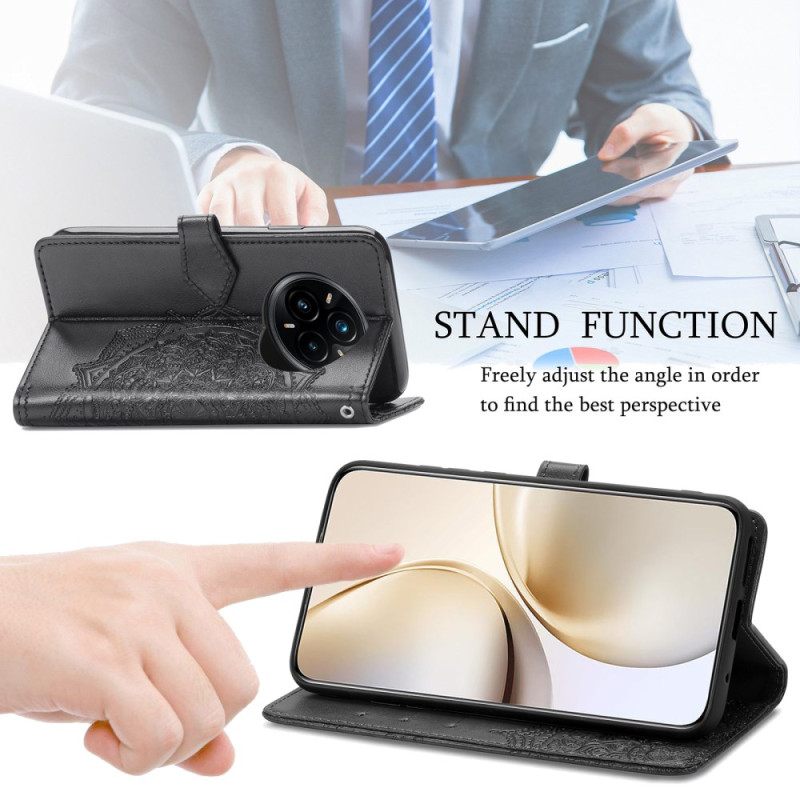 Leren Hoesje Voor Realme 14 Pro 5g Zonmandala