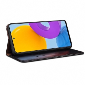 Folio-hoesje voor Samsung Galaxy M52 5G Ernestine Zichtbare Naden