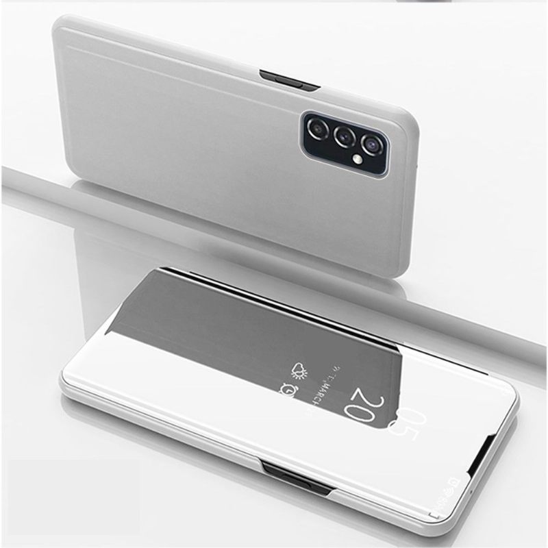 Hoesje voor Samsung Galaxy M52 5G Folio-hoesje Spiegeleffect