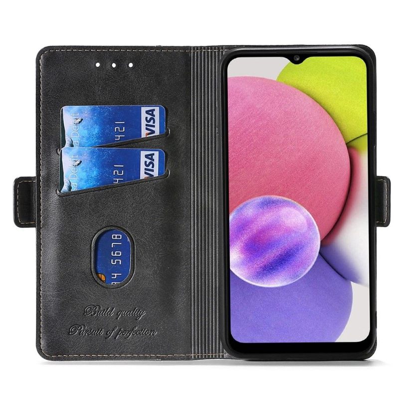 Leren Hoesje voor Samsung Galaxy M52 5G Bescherming Keyunfei Kunstleer Bicolor