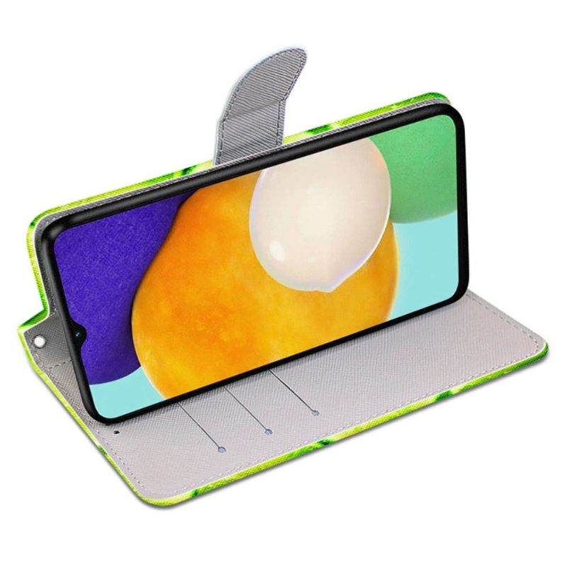 Leren Hoesje voor Samsung Galaxy M52 5G Citroen