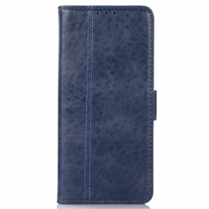 Folio-hoesje voor iPhone 14 Discreet Kunstleer