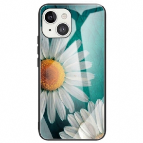 Hoesje voor iPhone 14 Bloemen Van Gehard Glas