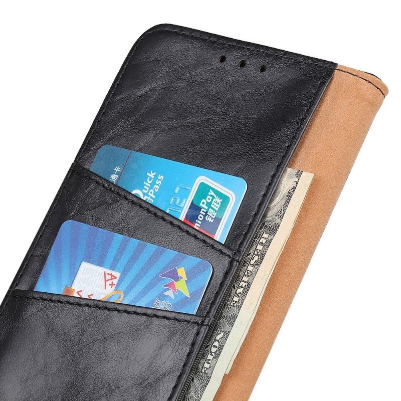Folio-hoesje voor Oppo Reno 4 Pro 5G Anti-fall Edouard Kunstleer