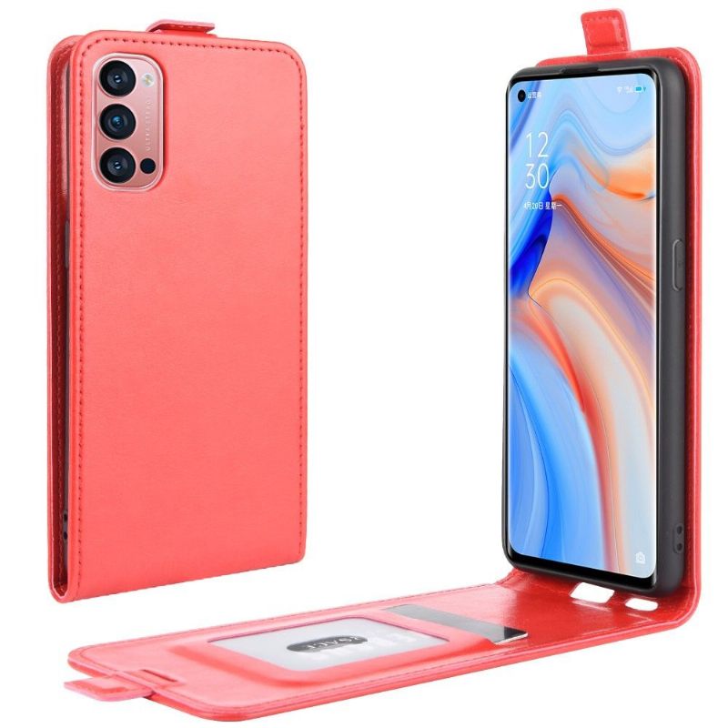 Folio-hoesje voor Oppo Reno 4 Pro 5G Kunstleer Verticaal