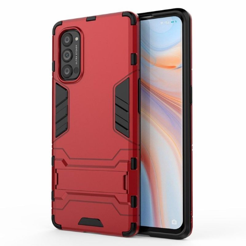 Hoesje voor Oppo Reno 4 Pro 5G Cool Guard Schokbestendig Met Geïntegreerde Standaard