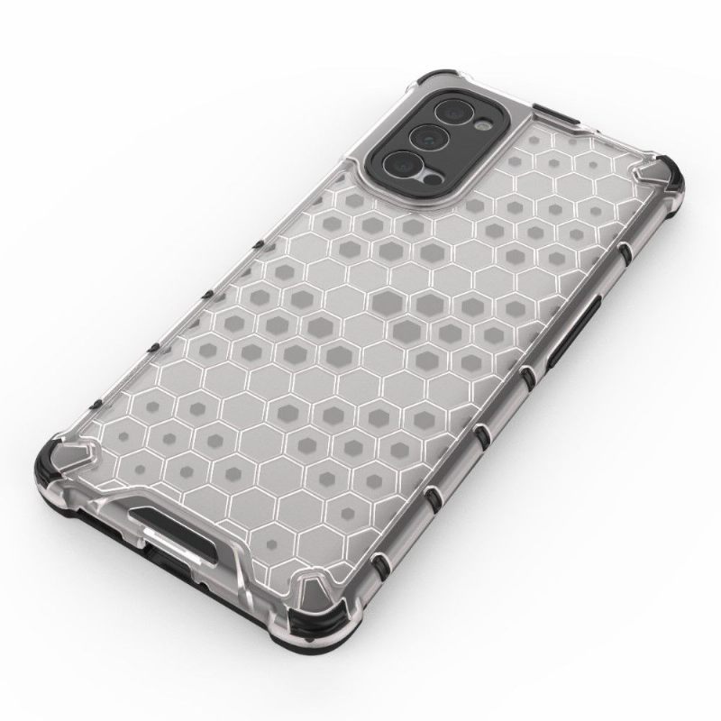 Hoesje voor Oppo Reno 4 Pro 5G Honingraatontwerp