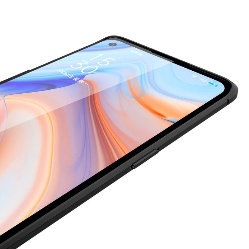 Hoesje voor Oppo Reno 4 Pro 5G Slang Met Korrelafwerking