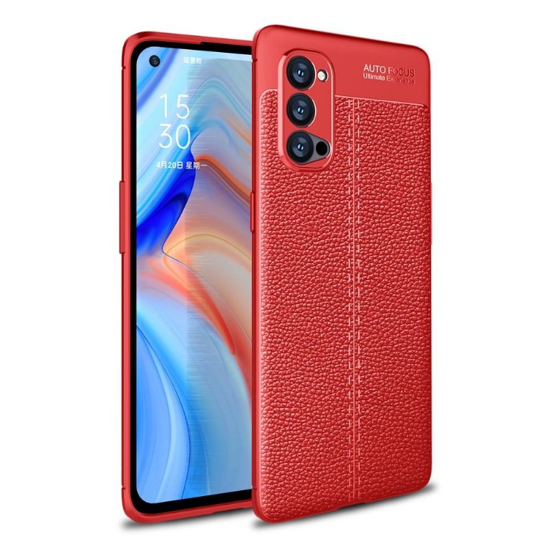 Hoesje voor Oppo Reno 4 Pro 5G Slang Met Korrelafwerking