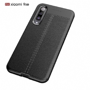 Hoesje voor Xiaomi Mi 9 SE Afwerkingsgel Van Kunstleer