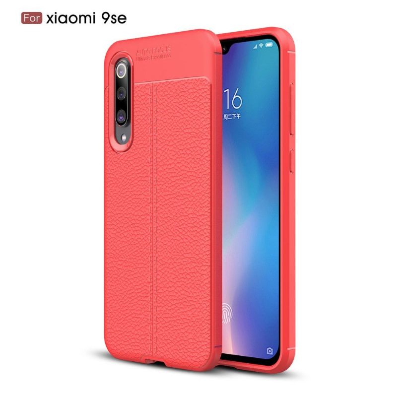 Hoesje voor Xiaomi Mi 9 SE Afwerkingsgel Van Kunstleer