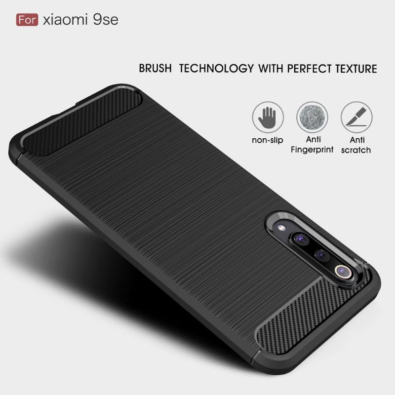 Hoesje voor Xiaomi Mi 9 SE Koolborstel Gel