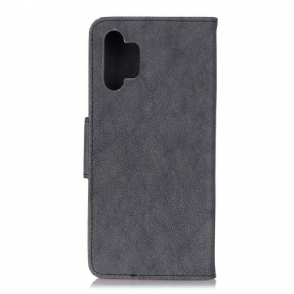 Cover voor Samsung Galaxy A32 5G Edouard Kunstleer Vintage