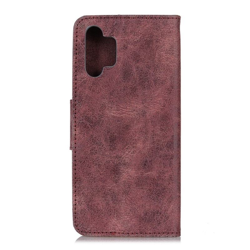 Cover voor Samsung Galaxy A32 5G Edouard Kunstleer Vintage