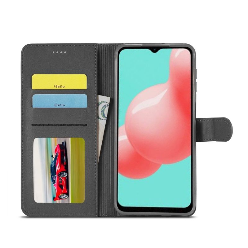 Cover voor Samsung Galaxy A32 5G Folio-hoesje Ledereffect Lc.imeeke