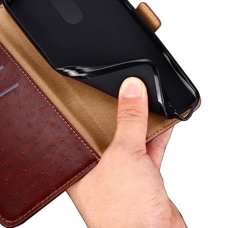 Cover voor Samsung Galaxy A32 5G Folio-hoesje Ulrich Kunstleer