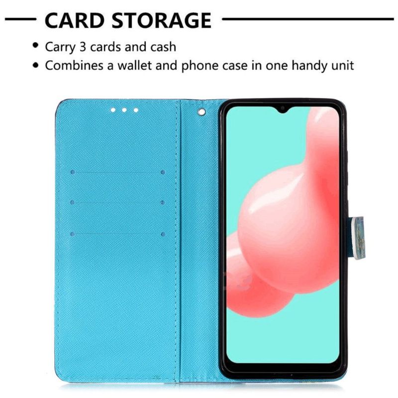 Folio-hoesje voor Samsung Galaxy A32 5G Calavera-patroon