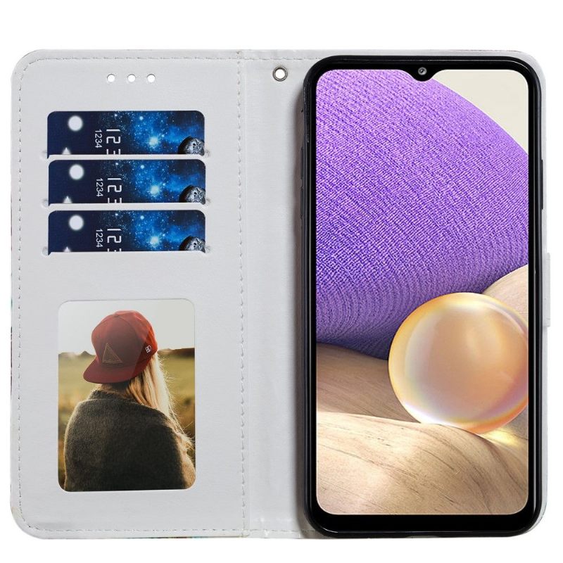 Folio-hoesje voor Samsung Galaxy A32 5G Gekleurde Dromenvanger