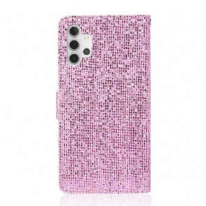 Folio-hoesje voor Samsung Galaxy A32 5G Glitterkaarthouder