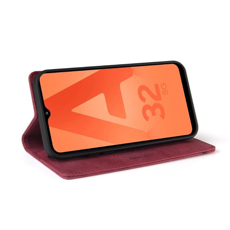 Folio-hoesje voor Samsung Galaxy A32 5G Gq.utrobe Kunstleer Retro