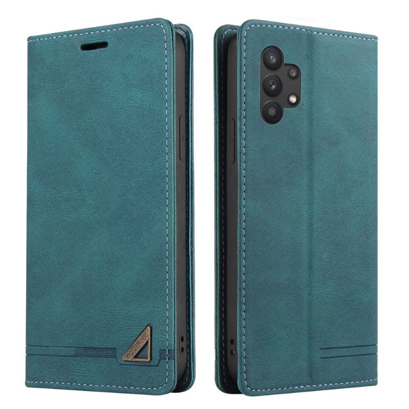 Folio-hoesje voor Samsung Galaxy A32 5G Gq.utrobe Kunstleer Retro