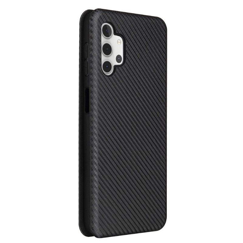Folio-hoesje voor Samsung Galaxy A32 5G Kunstleer In Koolstofvezelstijl