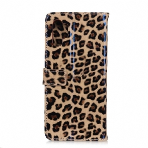 Folio-hoesje voor Samsung Galaxy A32 5G Kunstleer Luipaardstijl