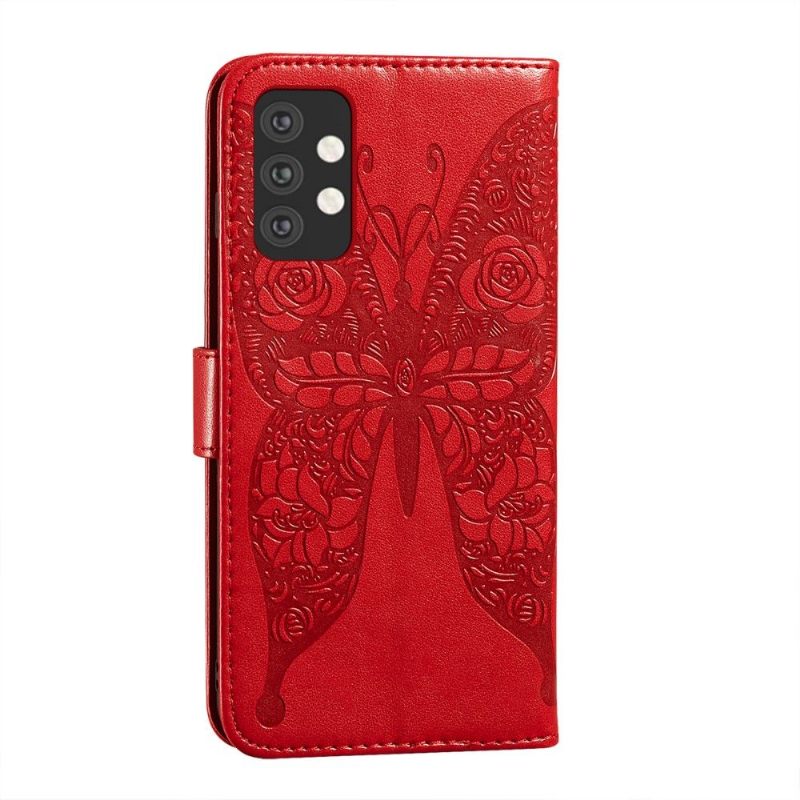 Folio-hoesje voor Samsung Galaxy A32 5G Reliëfvlinder
