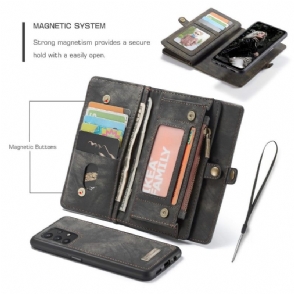 Hoesje Folio-hoesje voor Samsung Galaxy A32 5G Anti-fall 2 in 1 Magnetisch