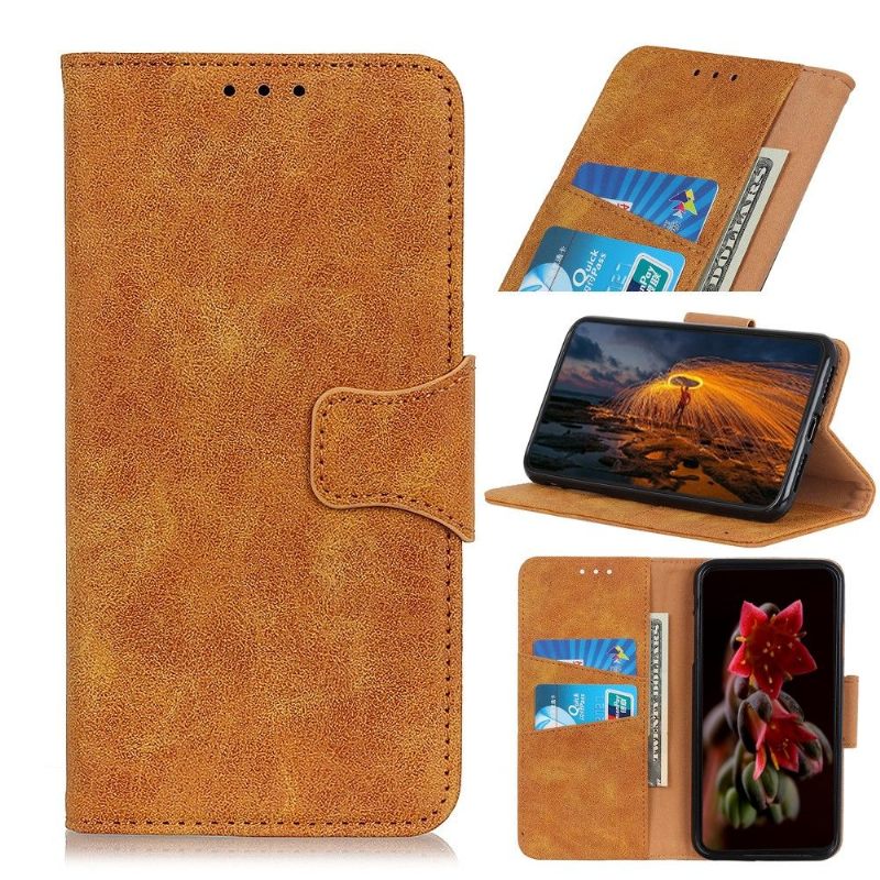Folio-hoesje voor Huawei Mate 30 Lite Edouard In Vintage Kunstleer