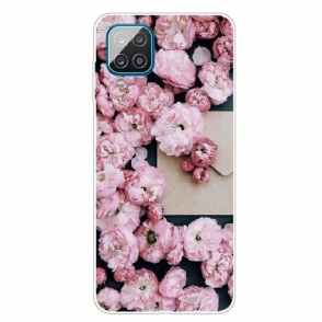 Hoesje voor Samsung Galaxy M12 / A12 Intense Bloemen