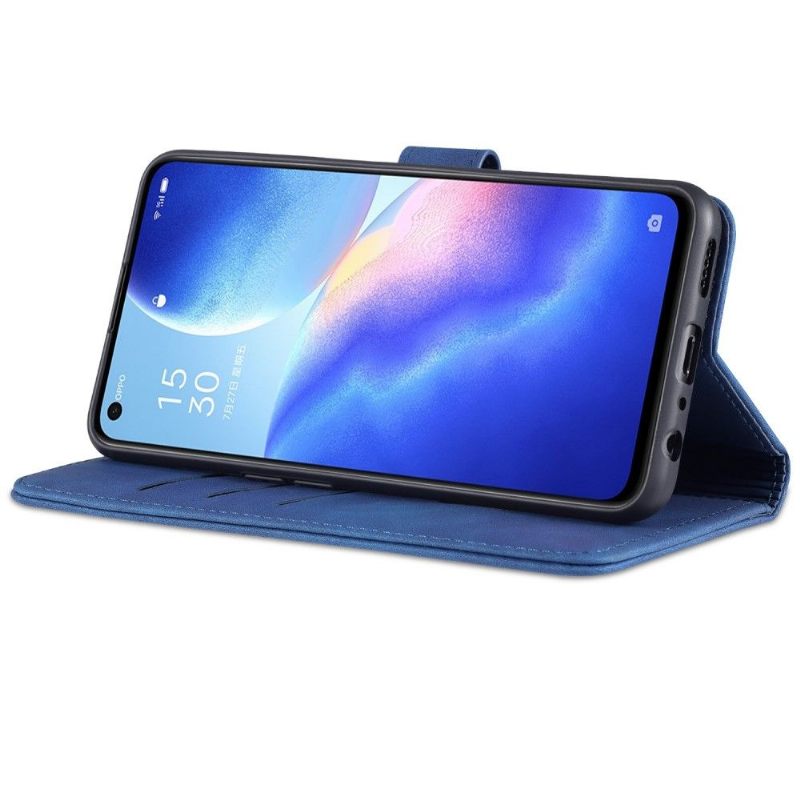 Folio-hoesje Cover voor Oppo Find X3 Lite Anti-fall Azns Folio Case Kaarthouder