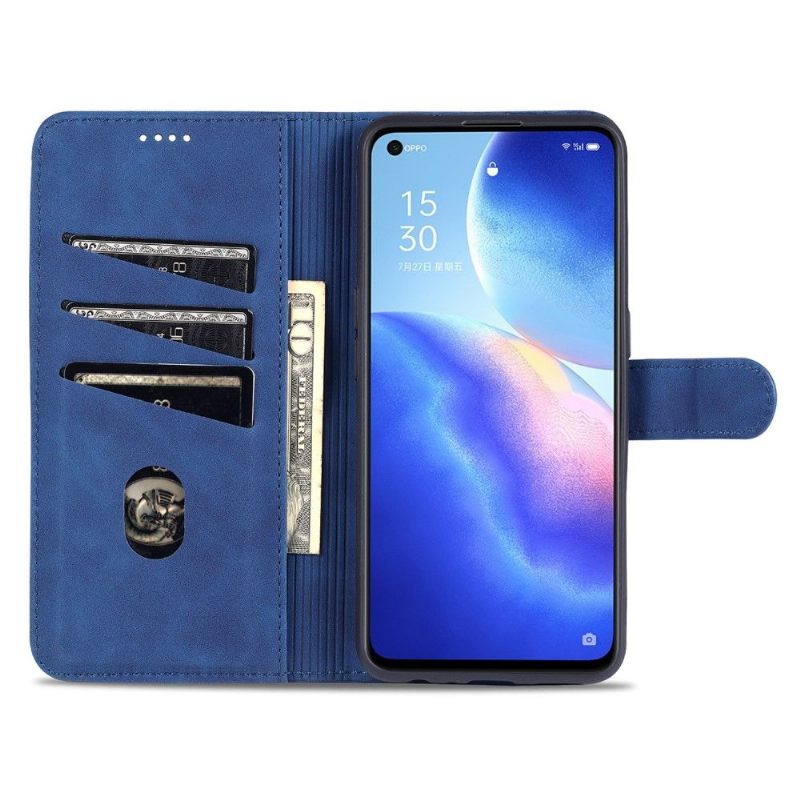 Folio-hoesje Cover voor Oppo Find X3 Lite Anti-fall Azns Folio Case Kaarthouder