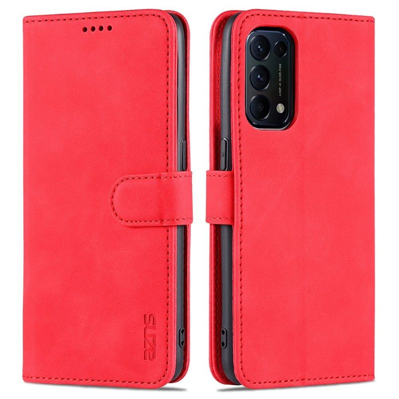 Folio-hoesje Cover voor Oppo Find X3 Lite Anti-fall Azns Folio Case Kaarthouder