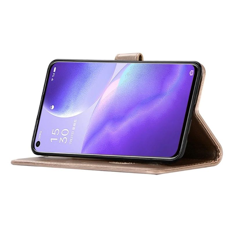 Folio-hoesje voor Oppo Find X3 Lite Dromenvanger Uil