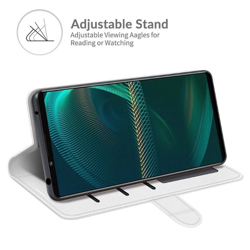 Cover voor Sony Xperia 5 III Anti-fall Kunstleer Functie Stand
