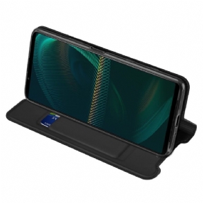 Cover voor Sony Xperia 5 III Zakelijk Satijneffect