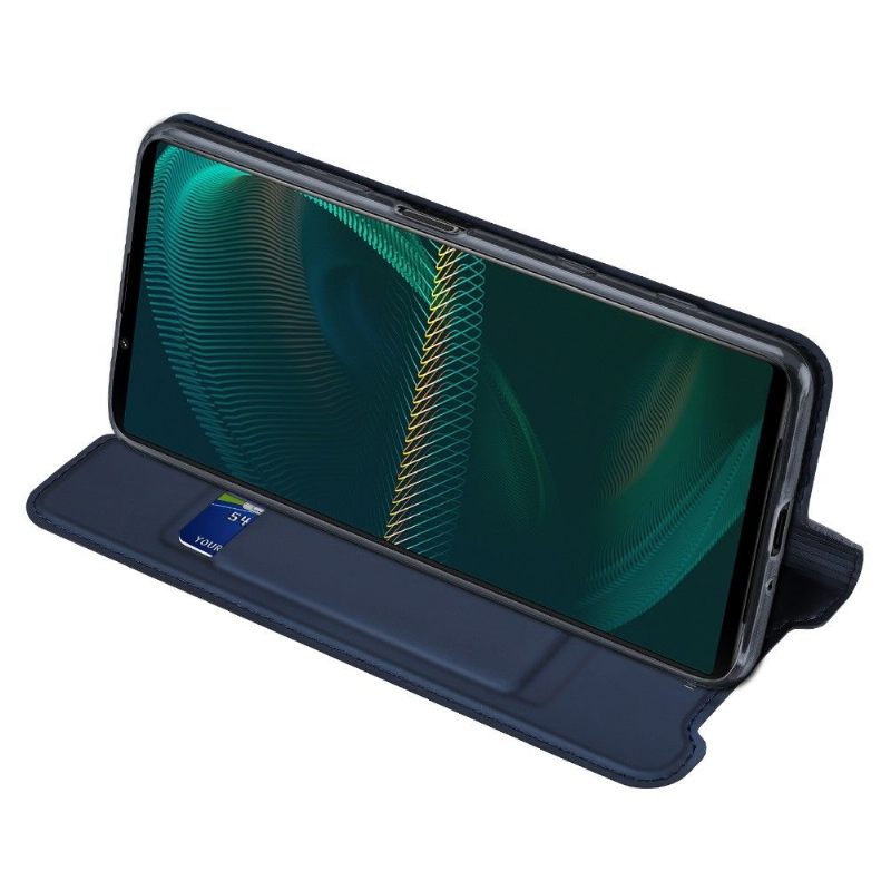 Cover voor Sony Xperia 5 III Zakelijk Satijneffect
