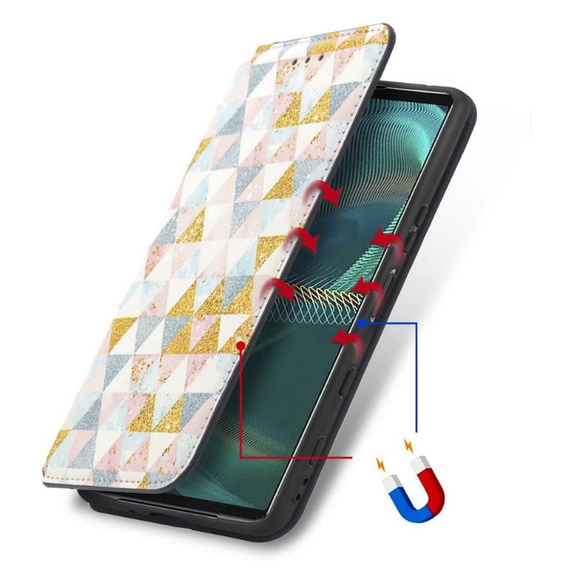 Flip Case voor Sony Xperia 5 III Scandinavische Stijl