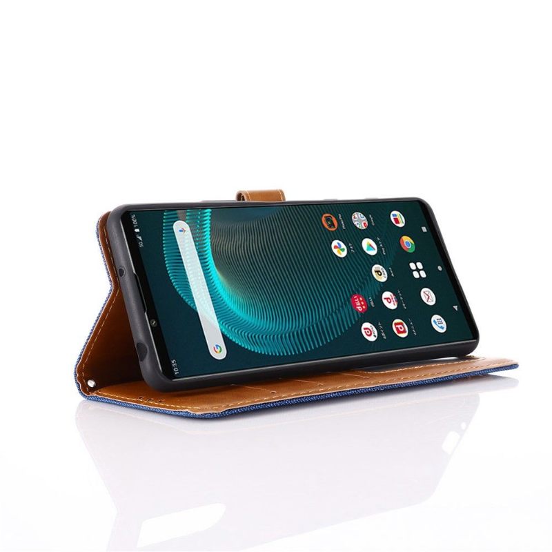 Folio-hoesje voor Sony Xperia 5 III Canvaseffect Oxford