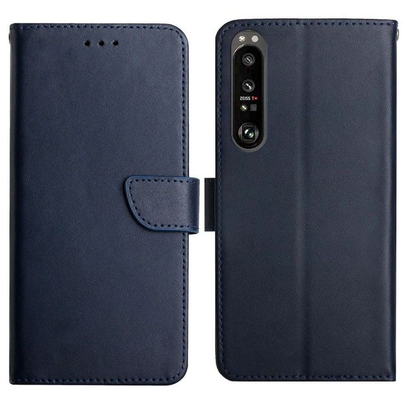 Folio-hoesje voor Sony Xperia 5 III Glad Leer