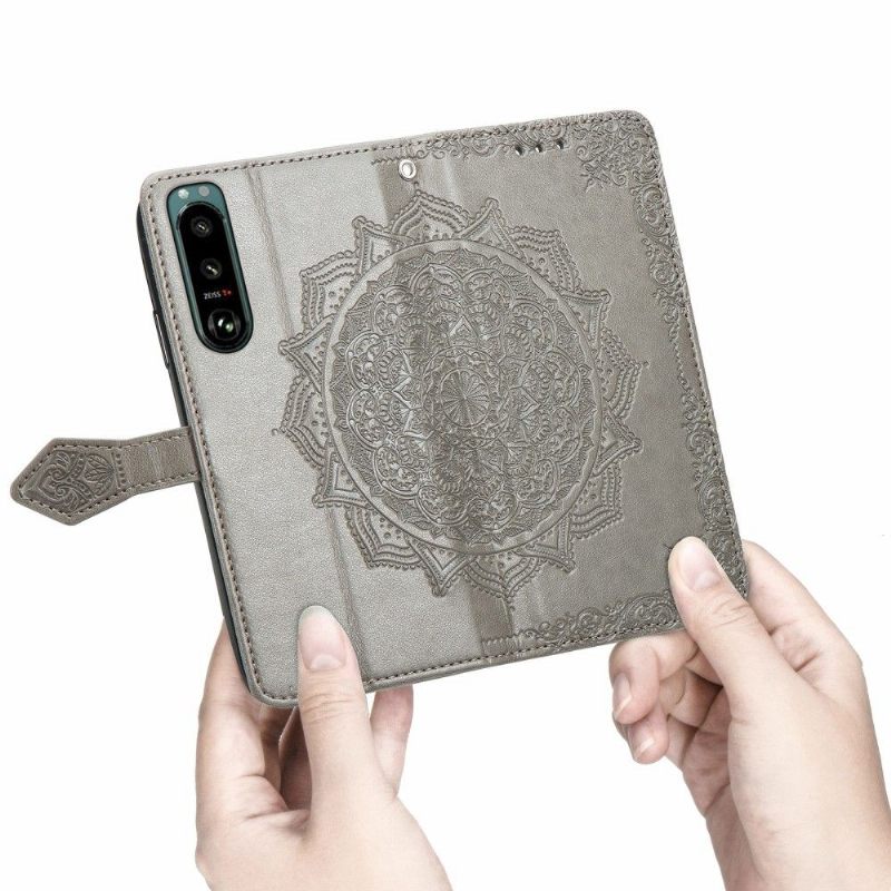 Folio-hoesje voor Sony Xperia 5 III Mandala-kaarthouder