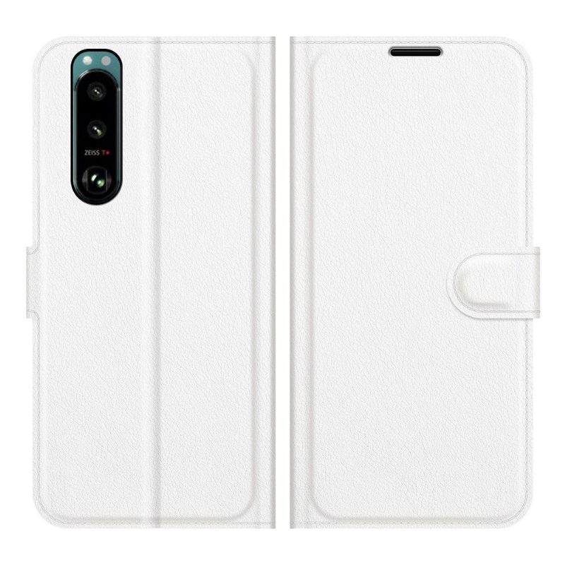 Folio-hoesje voor Sony Xperia 5 III Portemonnee Leren