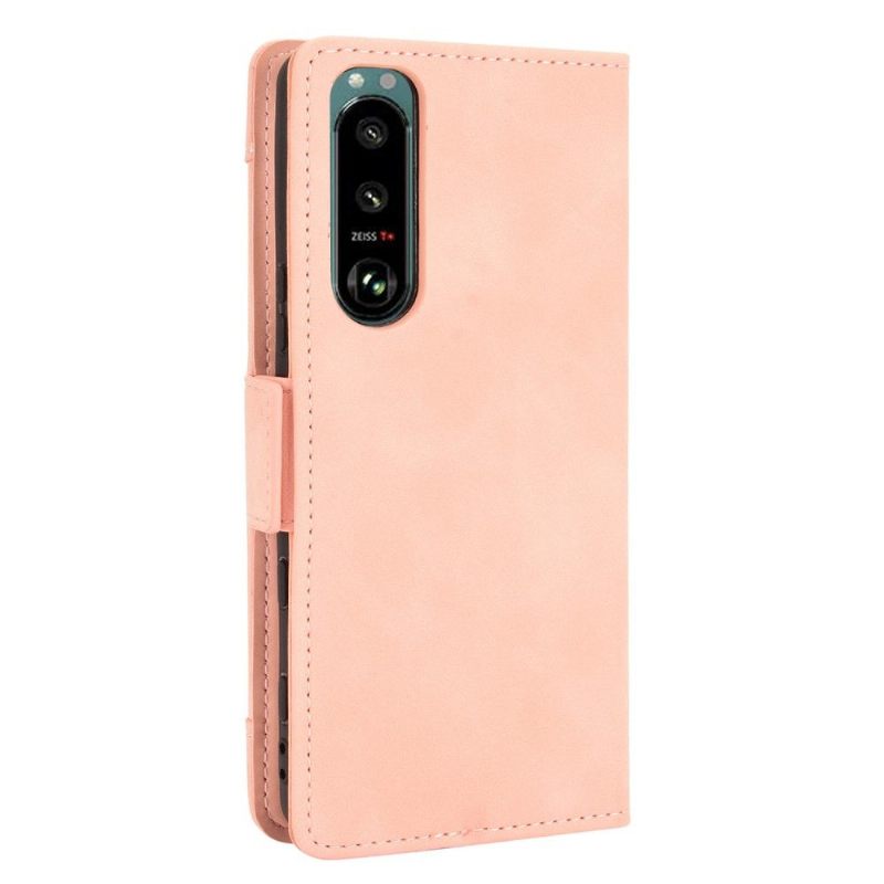 Folio-hoesje voor Sony Xperia 5 III Premium Met Kaarthouder