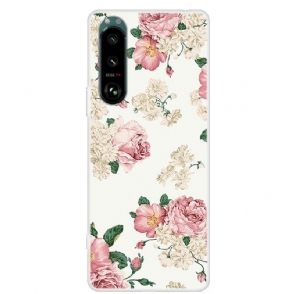 Hoesje voor Sony Xperia 5 III Bloemen